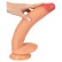 Realistixxx Real Giant - dildo extra mare cu testicule (natural)
