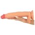 Realistixxx Real Giant - dildo extra mare cu testicule (natural)