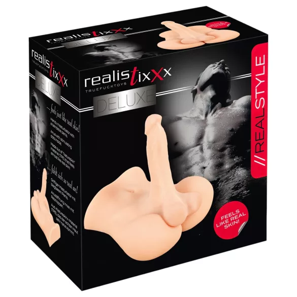 Realistixxx Deluxe Man 02 - torzo masculin realist - silicon natur