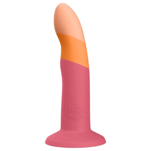 ROMP Dizi - dildo silicon flexibil (roz-naranja)