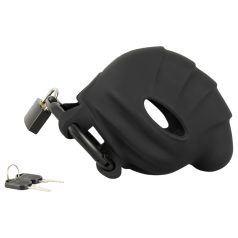 Black Velvet - cușcă pentru penis și testicule (negru)