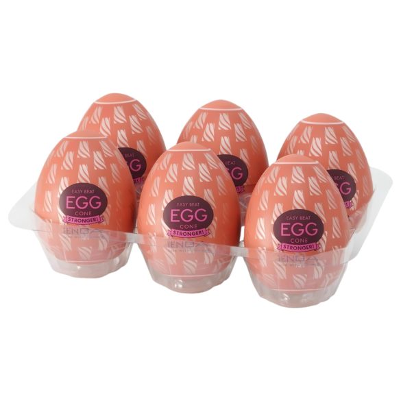 Ouă TENGA Cone Stronger - Masturbator (6 buc)