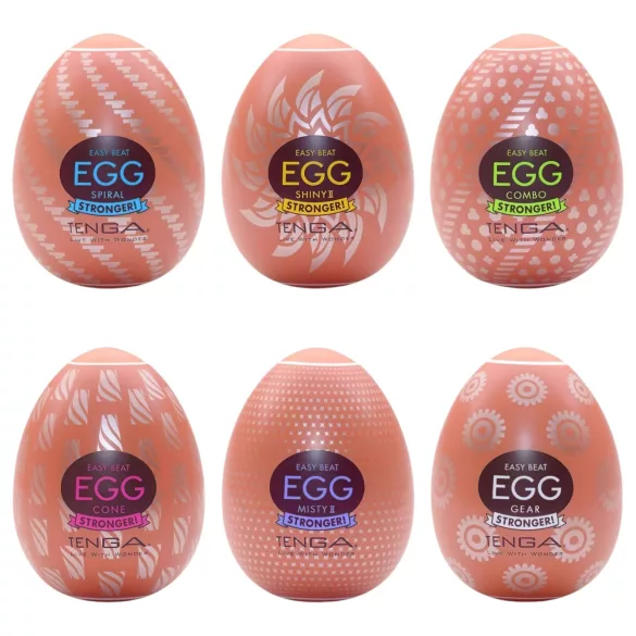 TENGA - Masturbator tip ou extra puternic - set 6 bucăți