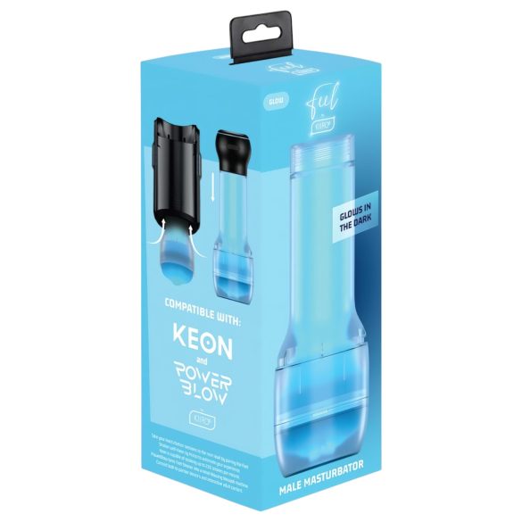 Kiiroo Feel Glow - vagină luminoasă - compatibil PowerBlow (alb)