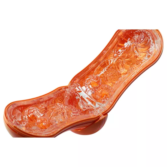 TENGA Flip Orb Pastaio - masturbator bărbați - texturat - silicon portocaliu