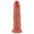 Realistixxx - dildo realist cu două straturi - silicon natur