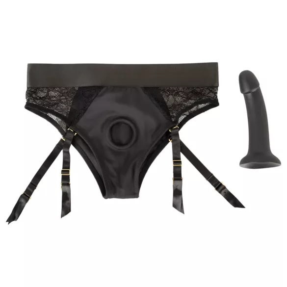 You2Toys - dildo cu ham ajustabil - negru