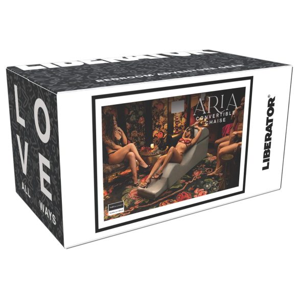 Liberator Aria Flip Chase - fotoliu tantra - catifea gri