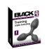 Black Velvet - plug anal triplu (negru)
