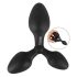 Black Velvet - plug anal triplu (negru)