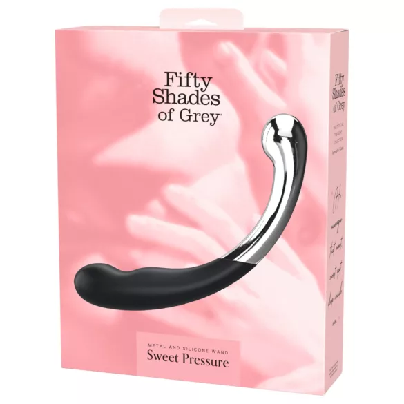 Fifty Shades of Grey - dildo dublu - flexibil - silicon negru