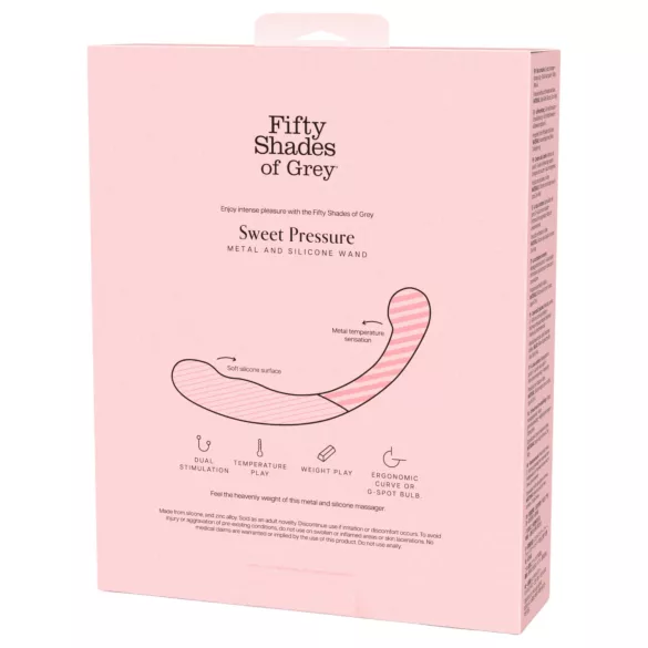 Fifty Shades of Grey - dildo dublu - flexibil - silicon negru