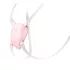 Luxus - ham pentru vibrator clitoral, alb