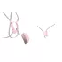 Luxus - ham pentru vibrator clitoral, alb