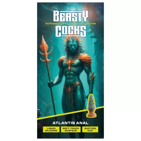 Beasty Cocks Atlantis - dop anal - silicon verde