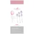 Beau Coeur Elorin - set bile vaginale pentru exerciții kegel - 3 piese - mov
