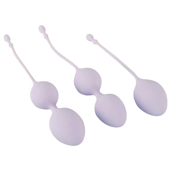 Beau Coeur Elorin - set bile vaginale pentru exerciții kegel - 3 piese - mov