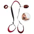 Bad Kitty - set de legare cu portjartier (negru)