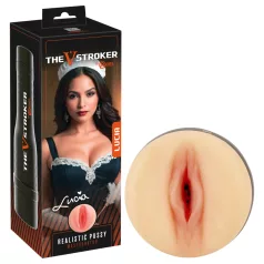   Rebel The V-Stroker Lucia - vagină masturbatoare realistă (culoarea pielii)