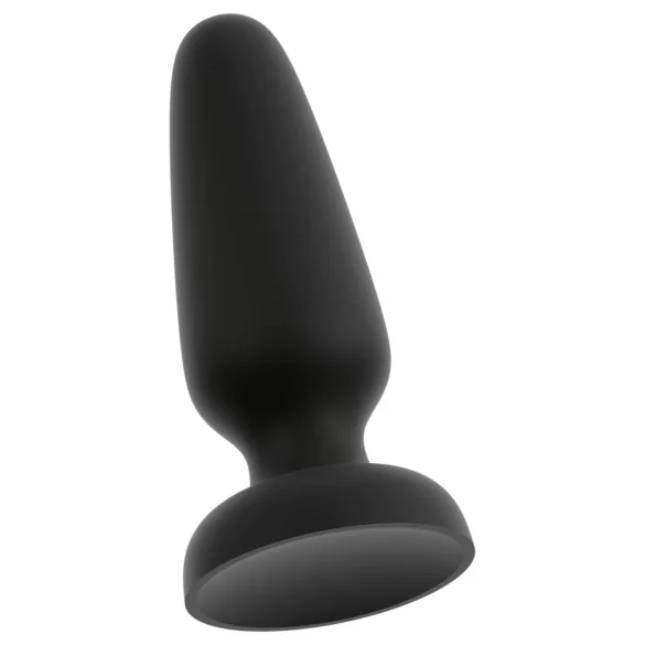 Black Velvets - dop anal din silicon cu ventuză (negru) - L
