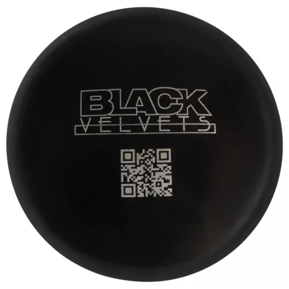 Black Velvets - dop anal din silicon cu ventuză (negru) - L