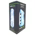 Fleshlight Fleshskins Grip Blue Ice - masturbator deschis la ambele capete (albastru)