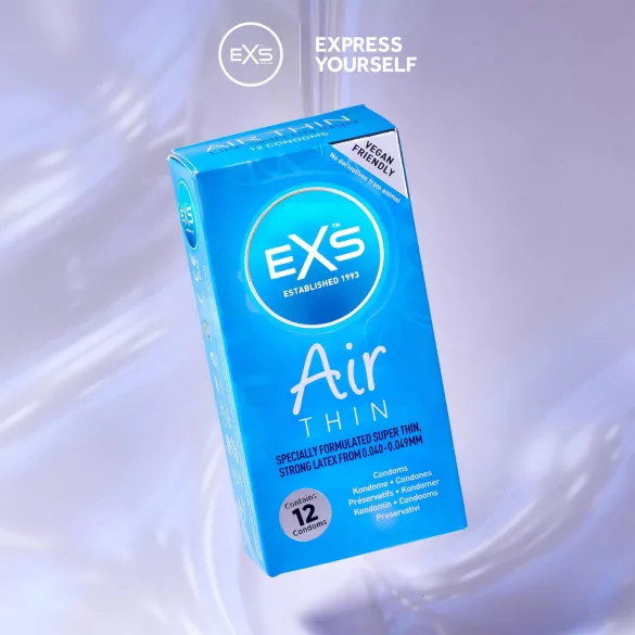 EXS - prezervative ultra subțiri din latex - 12 bucăți