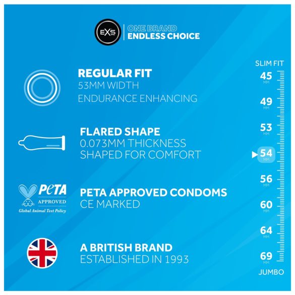 EXS - Prezervative întârziere ejaculare - latex - 12 bucăți