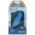 Unihorn of the Sea - stimulator de clitoris narval cu baterii (albastru)