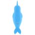 Unihorn of the Sea - stimulator de clitoris narval cu baterii (albastru)