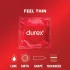 Durex Feel Thin - prezervative ultra subțiri - senzație naturală - 18 buc