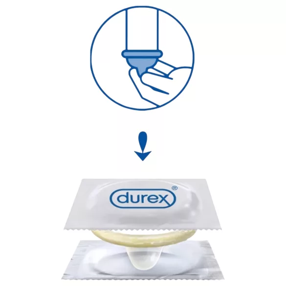 Durex Invisible Slim - prezervative ultra subțiri - 10 bucăți