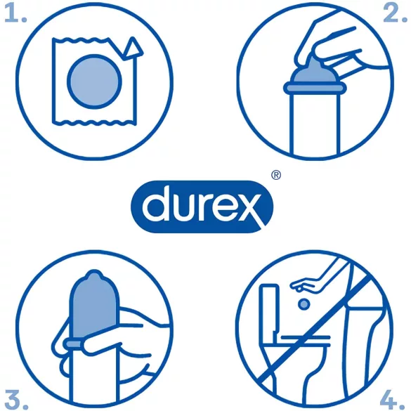 Durex Invisible Slim - prezervative ultra subțiri - 10 bucăți