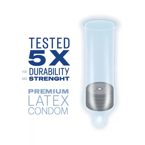 Durex Nude Close Fit - prezervativ subțire (10 buc)