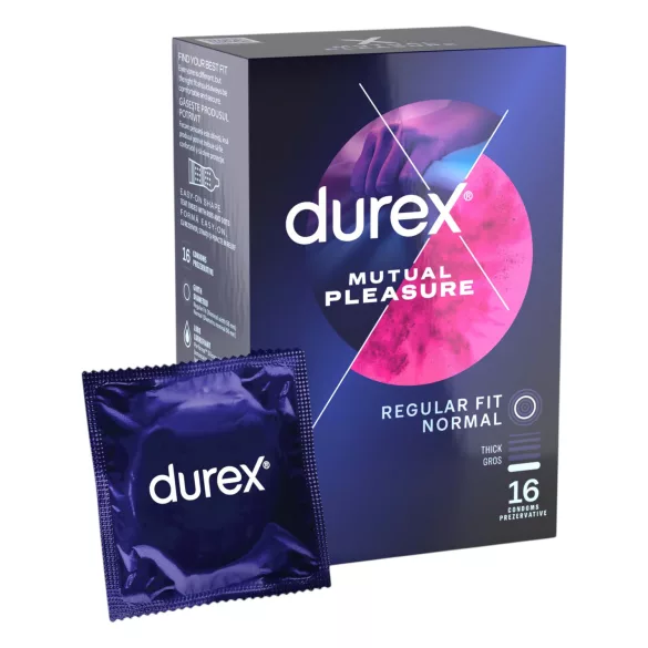 Durex Mutual Pleasure - prezervative cu efect întârziat (16 bucăți)