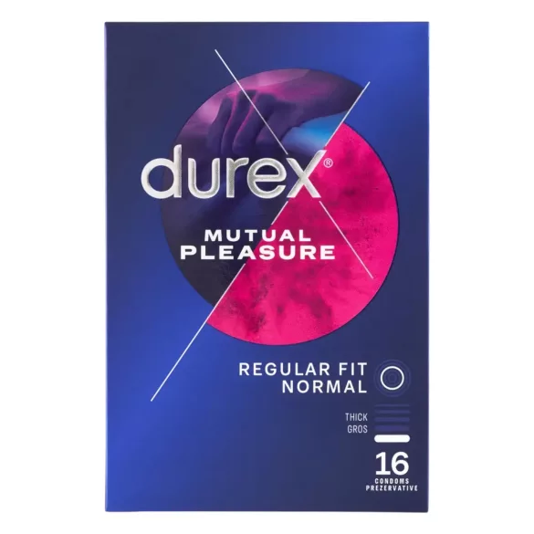 Durex Mutual Pleasure - prezervative cu efect întârziat (16 bucăți)