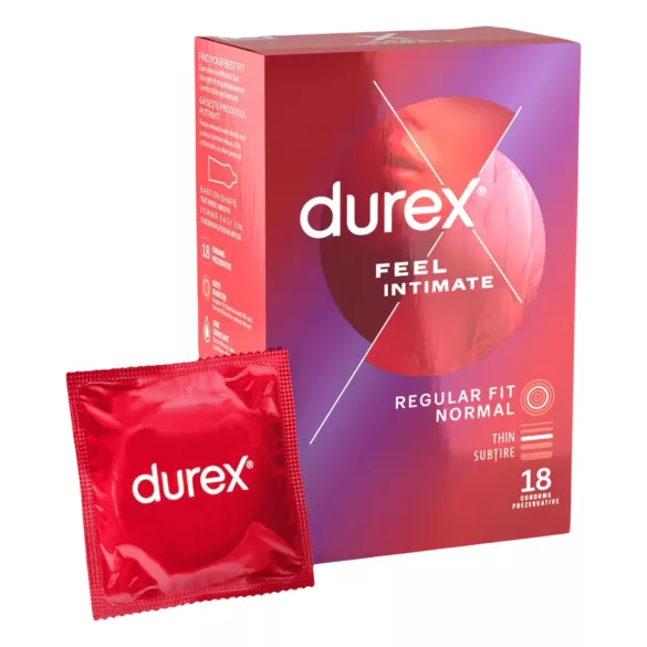 Durex Feel Intimate - prezervative subțiri - 18 bucăți