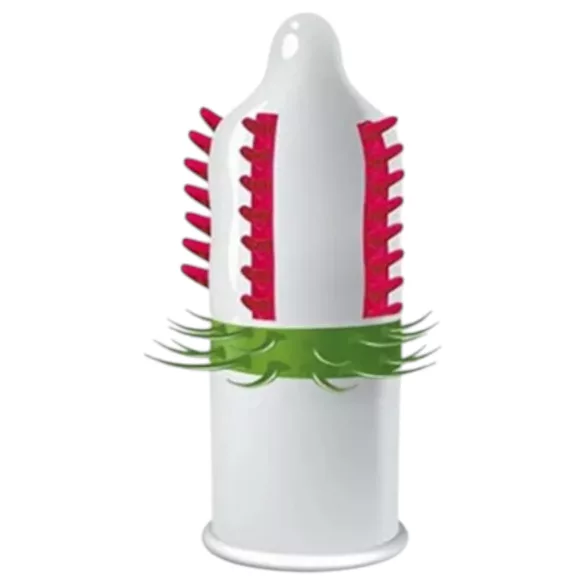 Egzo Dulche Bombero - prezervativ stimulator cu țepi - 1 bucată