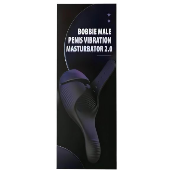 Lonely J-Bobbie - vibrator gland electric, 2 motoare, negru