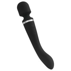 Lonely Lodi - vibrator masaj 2 în 1 reîncărcabil - negru