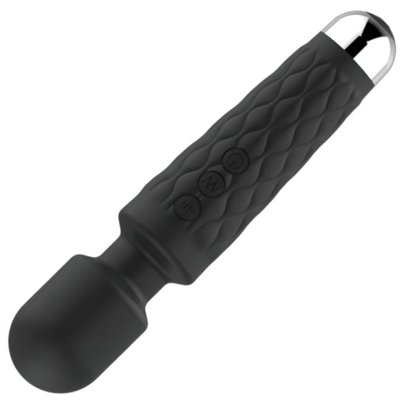 Lonely - Vibrator pentru masaj cu 20 funcții - reîncărcabil, negru