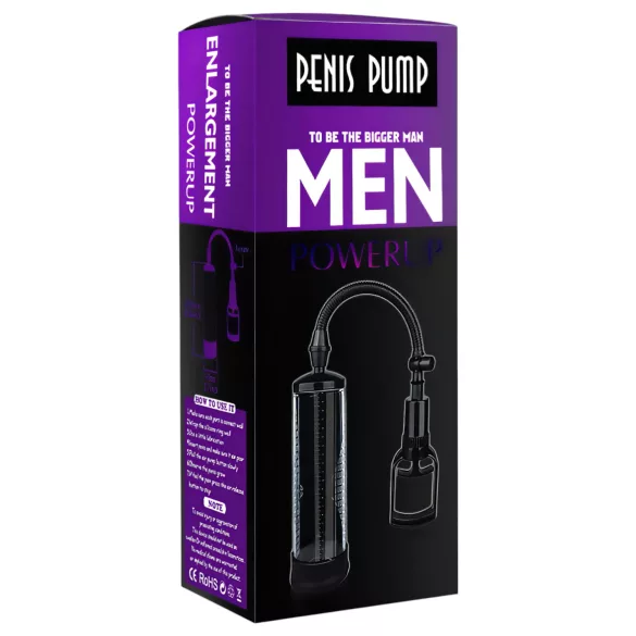 Lonely Men - pompă pentru penis (transparentă)
