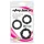 Lonely Stay Hard - set inele pentru penis - silicon negru - 3 piese