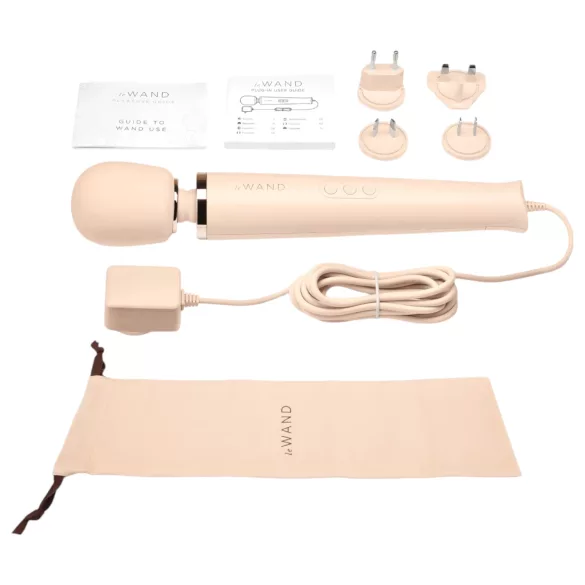 le Wand - vibrator tip baghetă masaj electric - bej