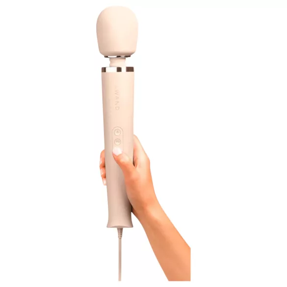 le Wand - vibrator tip baghetă masaj electric - bej