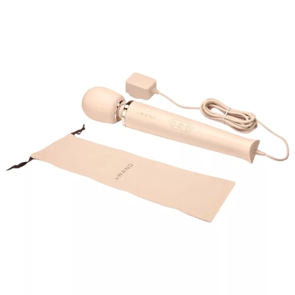 le Wand - vibrator tip baghetă masaj electric - bej