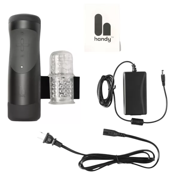 The Handy 1.1 - masturbator inteligent VR pentru bărbați - negru, rețea