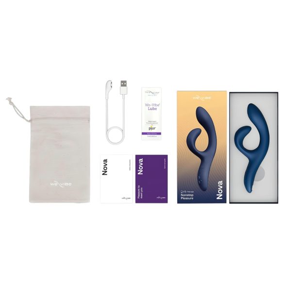 We-Vibe Nova 2 - vibrator dublu smart cu încărcare USB pentru clitoris