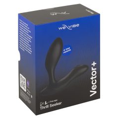   We-Vibe Vector+ - vibrator anal smart, reîncărcabil (negru)