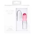 Pillow Talk Lusty - vibrator tip baghetă cu limbă, pe acumulator (alb-roz)